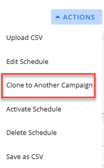 clone to another campaign